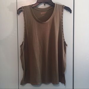 Green Sleeveless Top